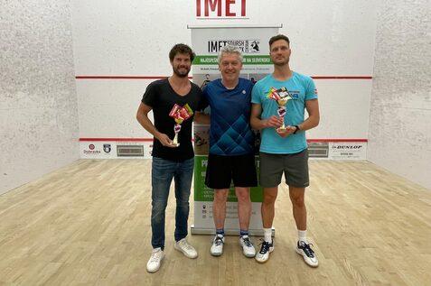 V.l.n.r.: Michael Aurich, Dietmar J&uuml;rschik und Georg Pickl waren bei den Slovak Masters Open in Bratislava.