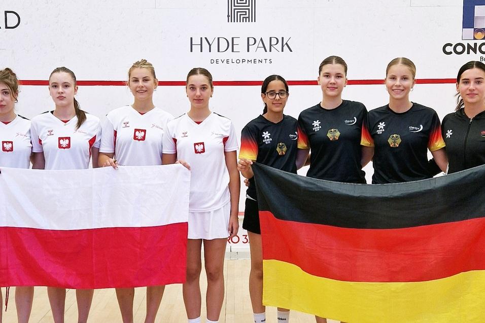 Die deutschen U19-Mädchen unterlagen gegen Nachbarland Polen mit 0:2 - Bild: DSQV - Gregor Fischer-Vulpe