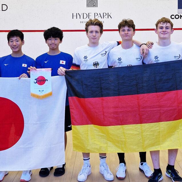 Deutschlands U19-Jungen-Team verliert gegen Japan mit 0:3 - Bild: DSQV - Gregor Fischer-Vulpe