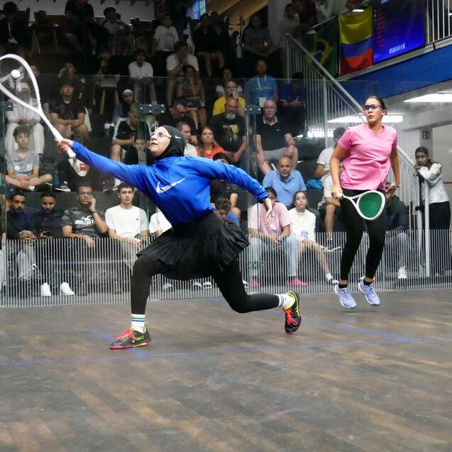 Mariam El-Mattet (li) war das Maß der Dinge bei den Mädchen U17 - Bild: DSQV - Lennard Jessen
