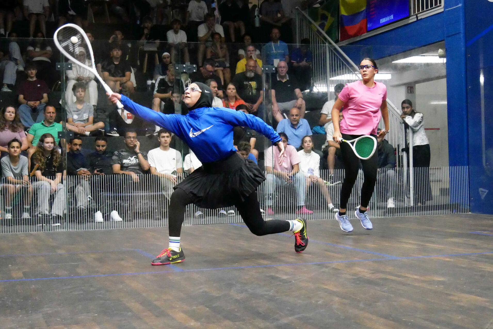 Mariam El-Mattet (li) war das Maß der Dinge bei den Mädchen U17 - Bild: DSQV - Lennard Jessen