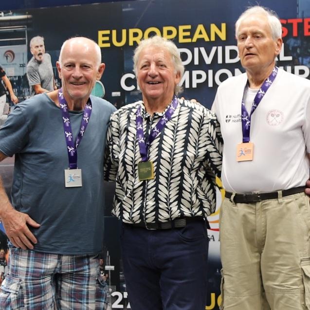 Robert Keilmann (li) ist neuer Vize-Europameister Ü80 - Bild: Felix Paal