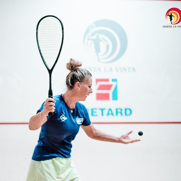 Nicole Seils steht im Halbfinale der W40+ - Bild: Magda Kaminska / EMIC 2025