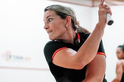 Astrid Reimer-Kern ist bei der Masters EM in drei Gruppenmatches bei den W35+ bisher ungeschlagen - Bild: Magda Kaminska/EMIC 2025