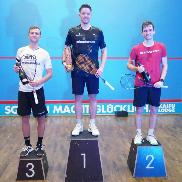 3. Platz Yukhym Bielikov, 2. Platz Valentin Rapp, 1. Platz Raphael Kandra<br />Bild: DSQV - Lennard Jessen