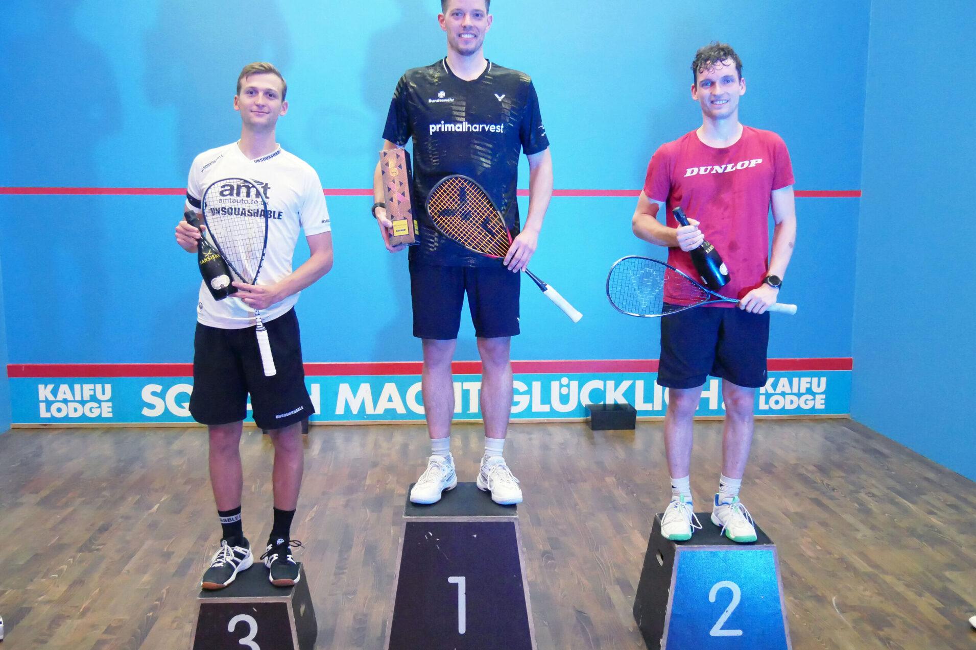 3. Platz Yukhym Bielikov, 2. Platz Valentin Rapp, 1. Platz Raphael Kandra<br />Bild: DSQV - Lennard Jessen
