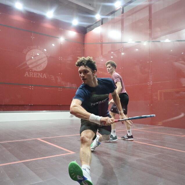 Valentin Rapp (li) wies den topgesetzten Yannik Omlor klar in die Schranken - Bild: foto@tomwarda.de