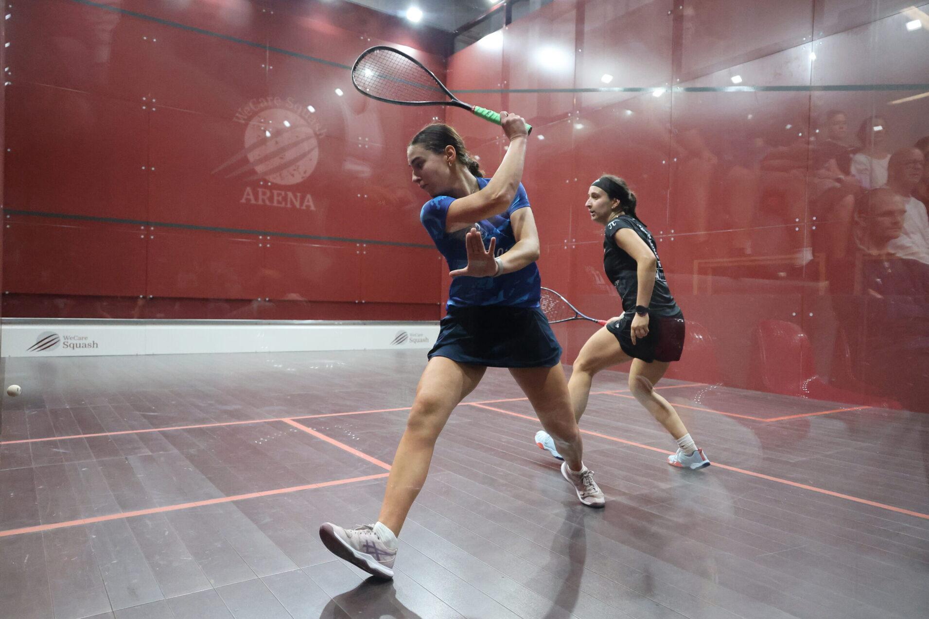 Maya Weishar (li) gewinnt das Damenfinale gegen Aylin G&uuml;nsav (re) - Bild: foto@tomwarda.de