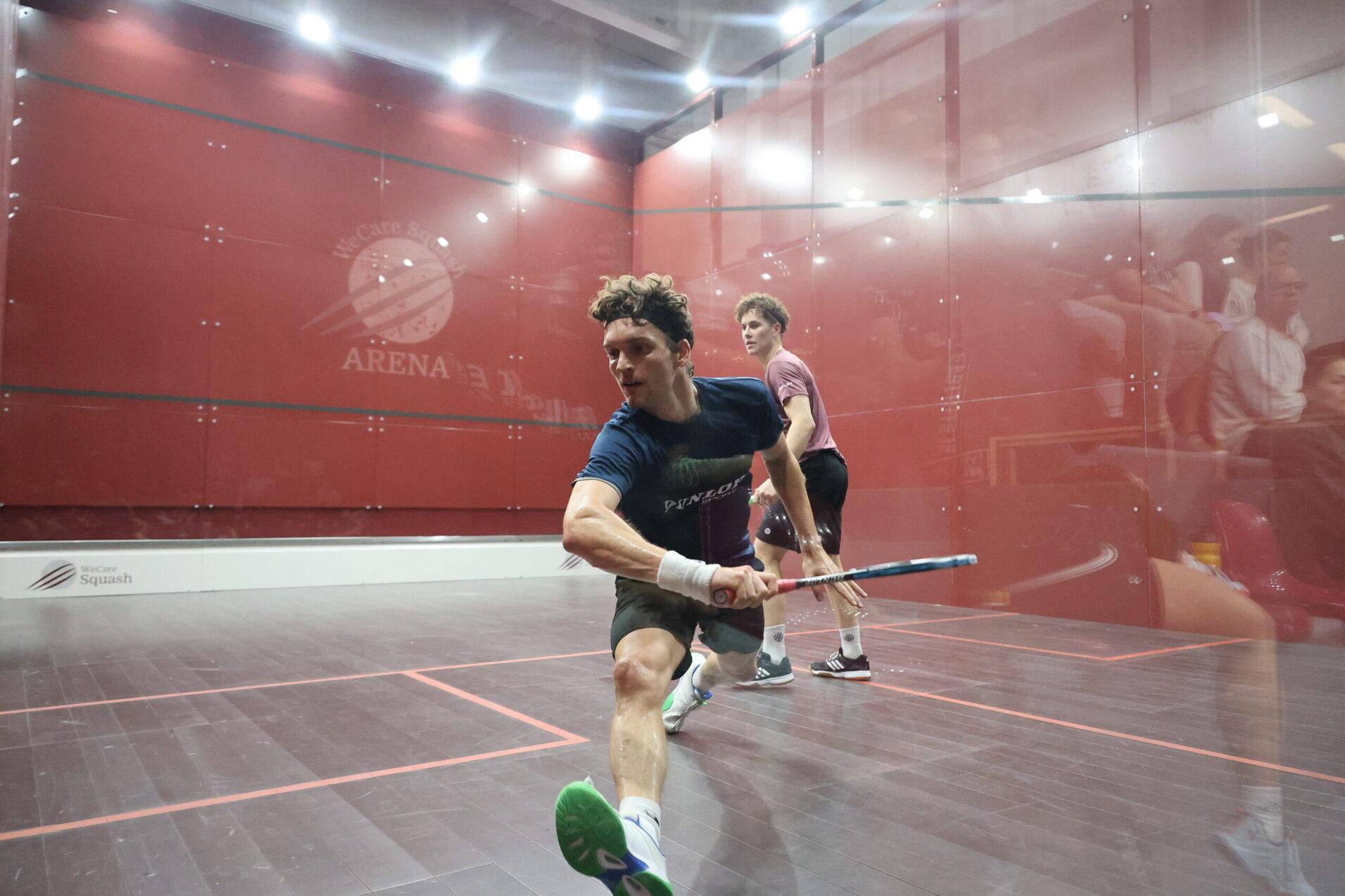 Valentin Rapp (li) wies den topgesetzten Yannik Omlor klar in die Schranken - Bild: foto@tomwarda.de