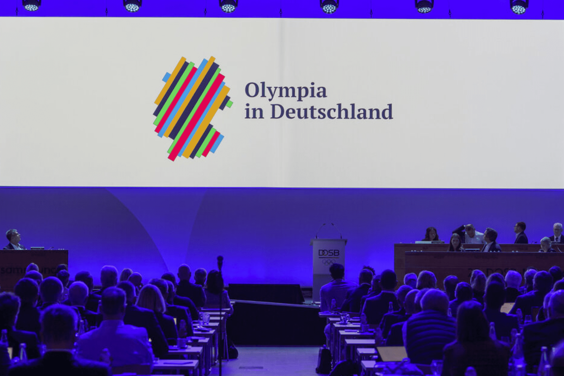 Die deutsche Olympia-Bewerbung spielte auch bei der DOSB-MGV eine wichtige Rolle - Bild: DOSB/picture-alliance