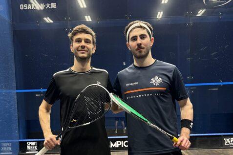 John Meehan (re) gewinnt das Finale der Sam Open im Sportwerk Hamburg mit 3:1 S&auml;tzen - Bild: Sportwerk Hamburg / Bart Wijnhoven