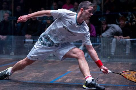 Raphael Kandra unterliegt im Viertelfinale von Washington mit 0:3 Matches gegen Fares Dessouky - Bild (Archiv): Henning Angerer