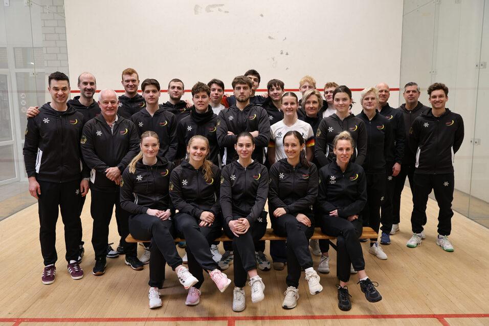 Gruppenfoto beim Trainingslager in M&uuml;lheim/Ruhr - Bild: DSQV - Lennard Jessen