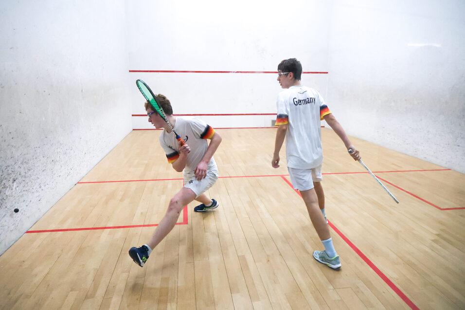 Levi Visser (li) und Oleksii Bielikov - Bild: Lennard Jessen