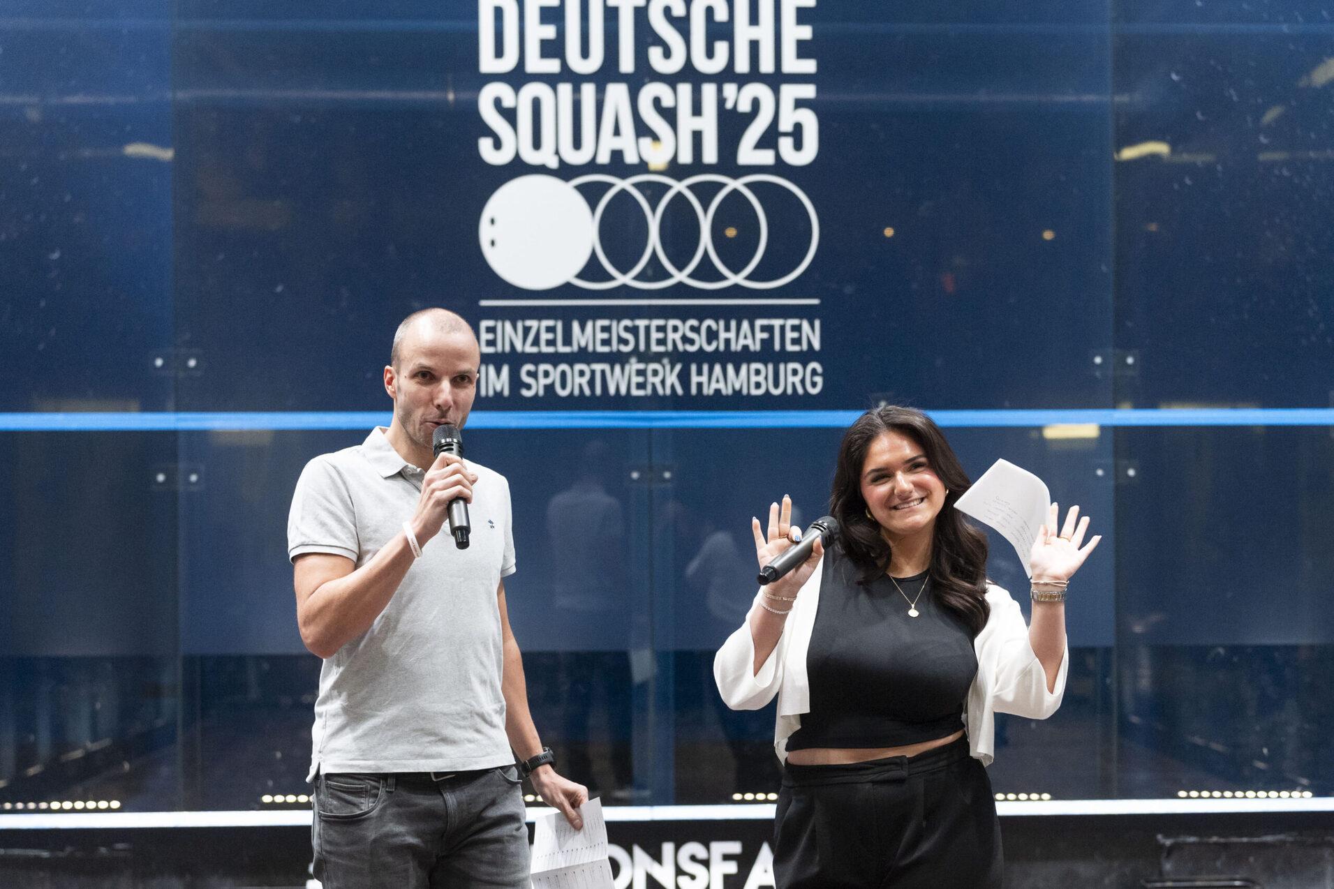 Bart Wijnhoven und Hafseja Ali vom Sportwerk Hamburg freuen sich auf die Jubiläumsauflage der DEM/DAM 2026 - Bild: Henning Angerer