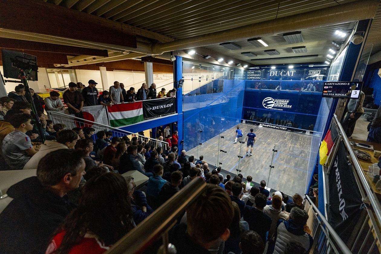 Die German Junior Open sorgen jedes Jahr f&uuml;r ein volles Haus im Sportwerk Hamburg - Bild: DSQV - Lennard Jessen