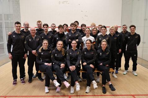 Gruppenfoto beim Trainingslager in M&uuml;lheim/Ruhr - Bild: DSQV - Lennard Jessen