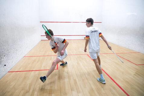 Levi Visser (li) und Oleksii Bielikov - Bild: Lennard Jessen