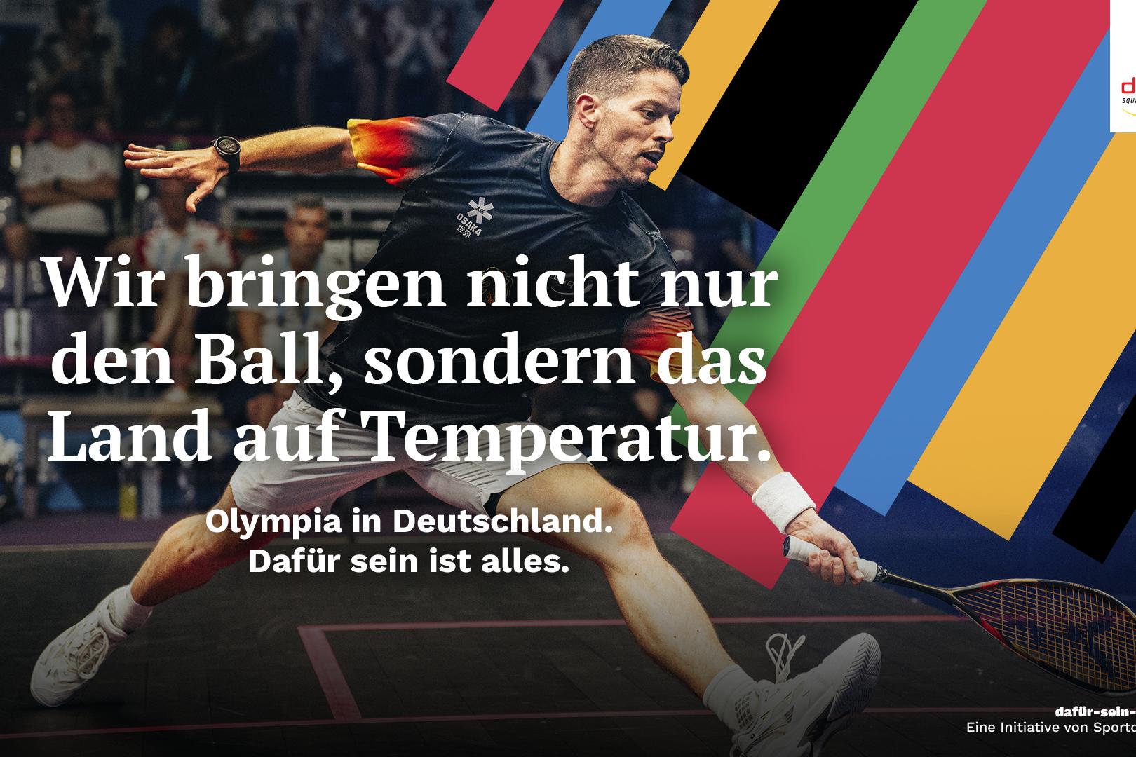 Raphael Kandra ist derzeit mit Platz 40 in der Weltrangliste der am besten platzierte deutsche Spieler der Herren - Bild: DOSB