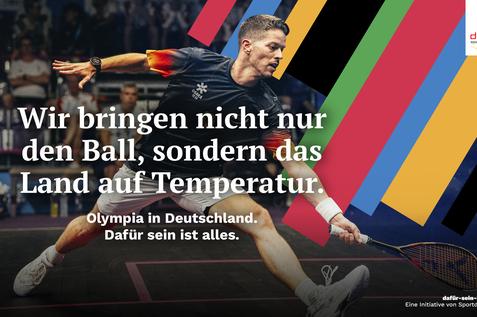 Raphael Kandra ist derzeit mit Platz 40 in der Weltrangliste der am besten platzierte deutsche Spieler der Herren - Bild: DOSB