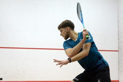 Finn-Lennart Koch pr&auml;sentierte sich stark in Helsinki - Bild: PSA Vello Squash Carnival