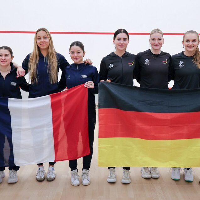 Deutschland unterliegt gegen die favorisierten Spielerinnen aus Frankreich - Bild: DSQV - Lennard Jessen