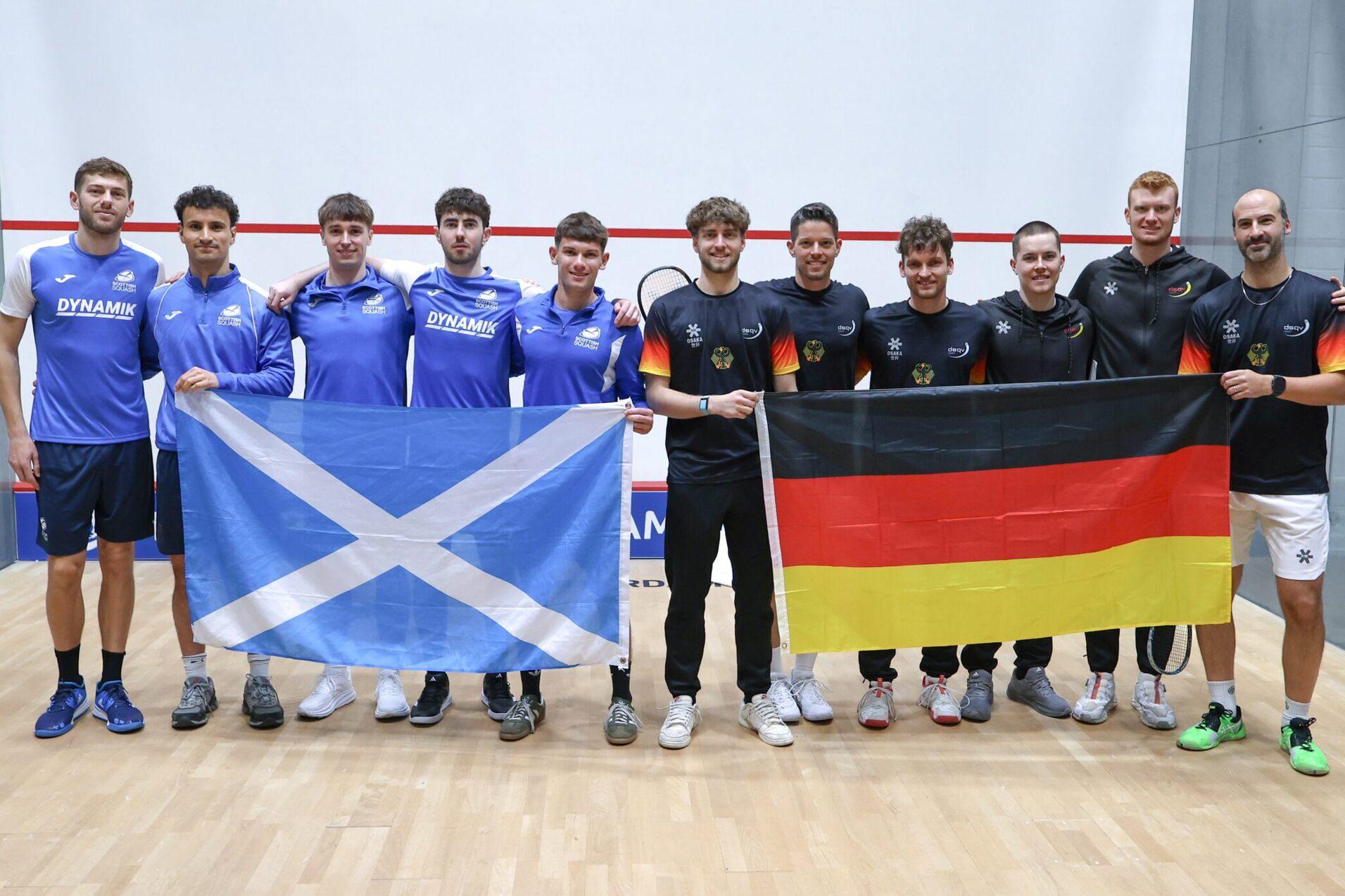 Durch einen 3:1 Erfolg über Schottland zog Deutschland ins Viertelfinale ein - Bild: DSQV - Lennard Jessen
