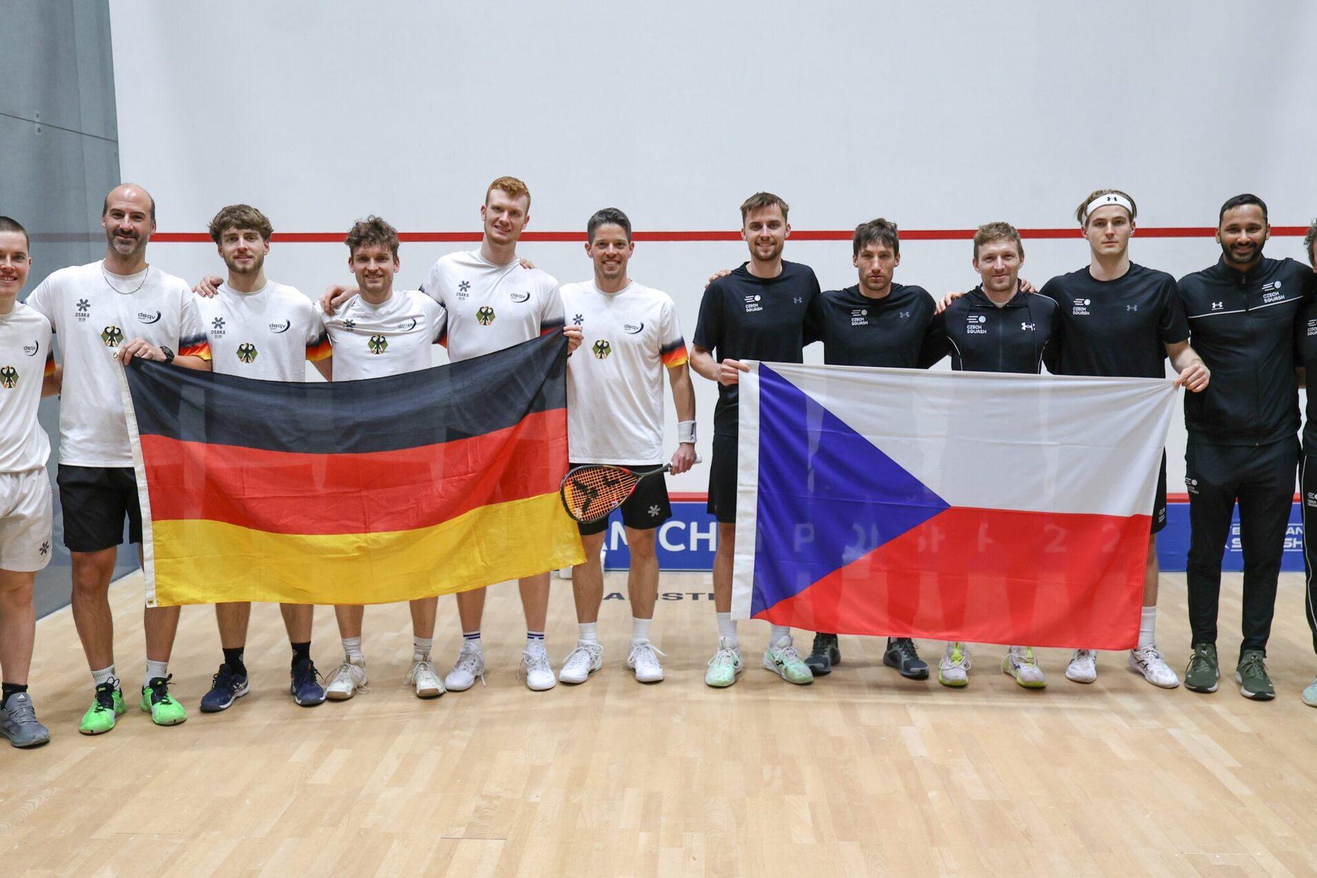 Nach sieben Sätzen war alles entschieden: Deutschland gewinnt auch gegen Tschechien - Bild: DSQV - Lennard Jessen