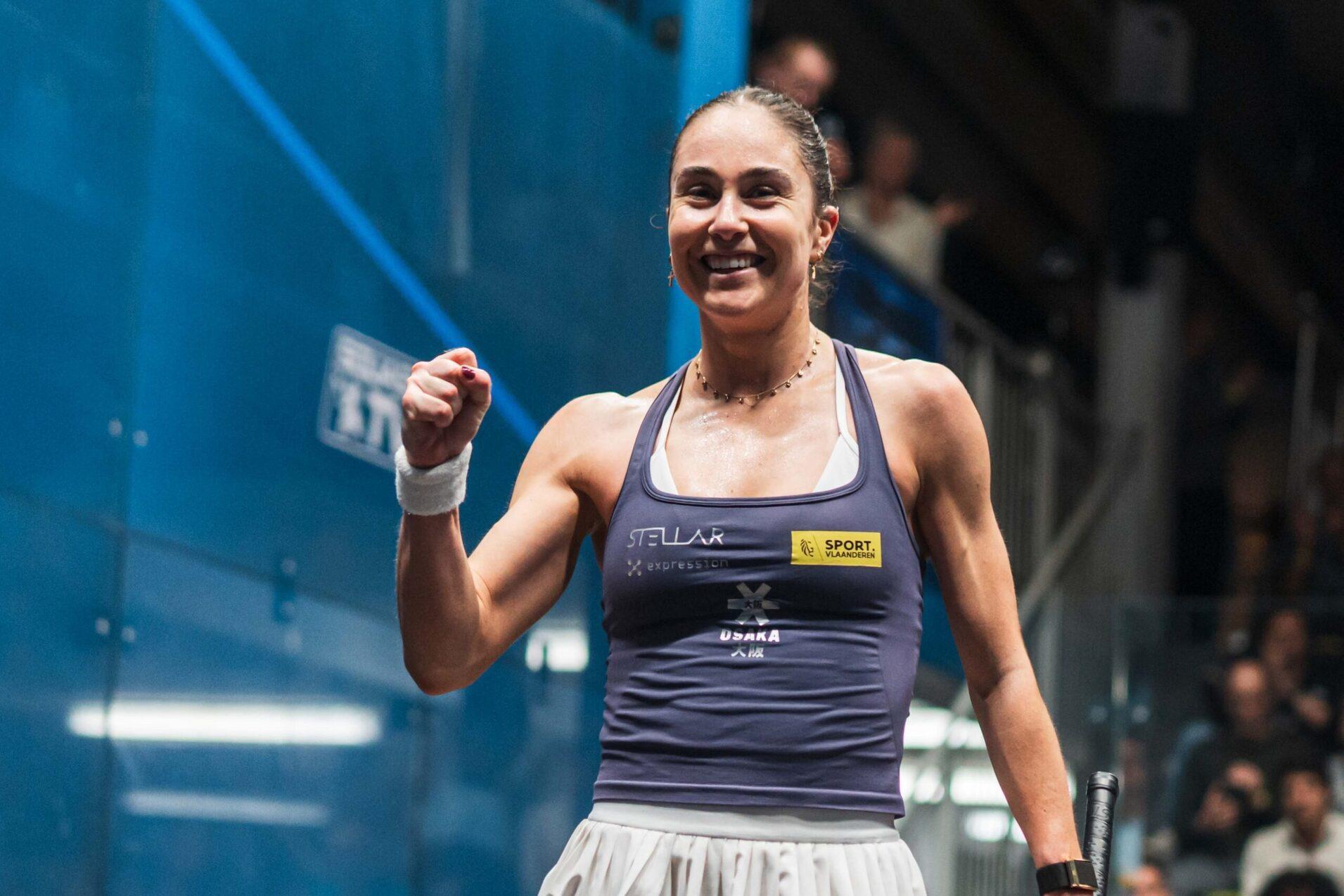 Nele Gilis steht im Damenfinale - Bild: PSA Squash Tour