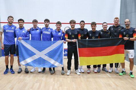 Durch einen 3:1 Erfolg &uuml;ber Schottland zog Deutschland ins Viertelfinale ein - Bild: DSQV - Lennard Jessen