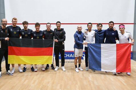 Deutschland unterliegt Frankreich im Spiel um Platz drei mit 0:4 Matches - Bild: DSQV - Lennard Jessen