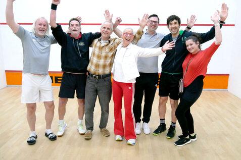 Gute Stimmung beim Masters-Team des S.C. Yellow Dot Maintal bei den DSEM 2025 - Bild: DSQV - Lennard Jessen