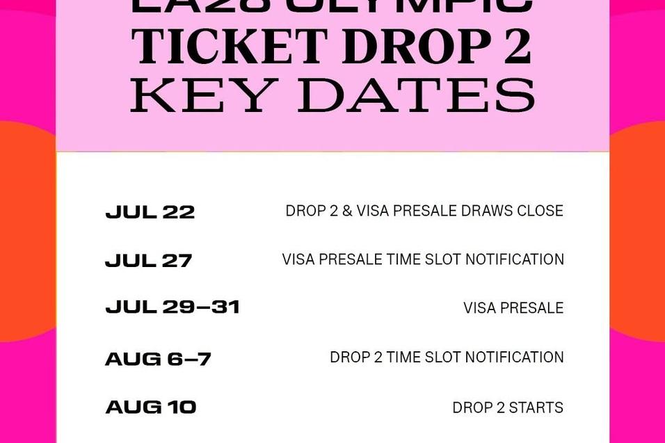Alle Informationen zum Ticketdrop No. 2 f&uuml;r LA28 - Bild: LA28