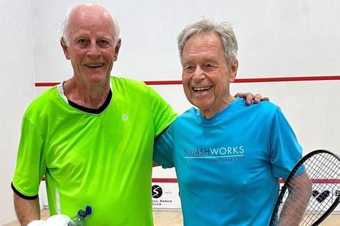 Robert Keilmann (li) unterliegt im Halbfinale gegen den sp&auml;teren Zweiten Norbert Kornyei aus den USA - Bild: DSQV - St&ouml;rte Becker